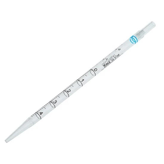 Sterile-Disposable-Falcon-Individually-Wrapped-Graduated-Blue-Color-5ml-Serological-Pipette